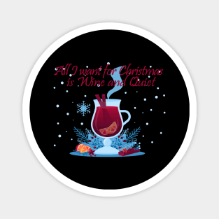 Christmas Time Social Distancing and Wine Magnet